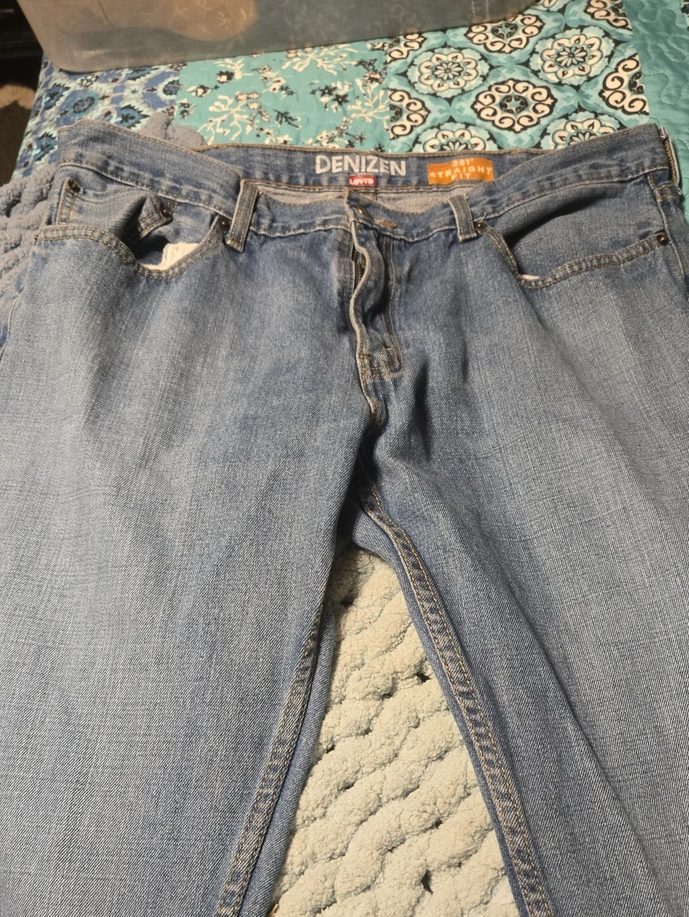 Levi's Light Blue Men's Straight Jeans